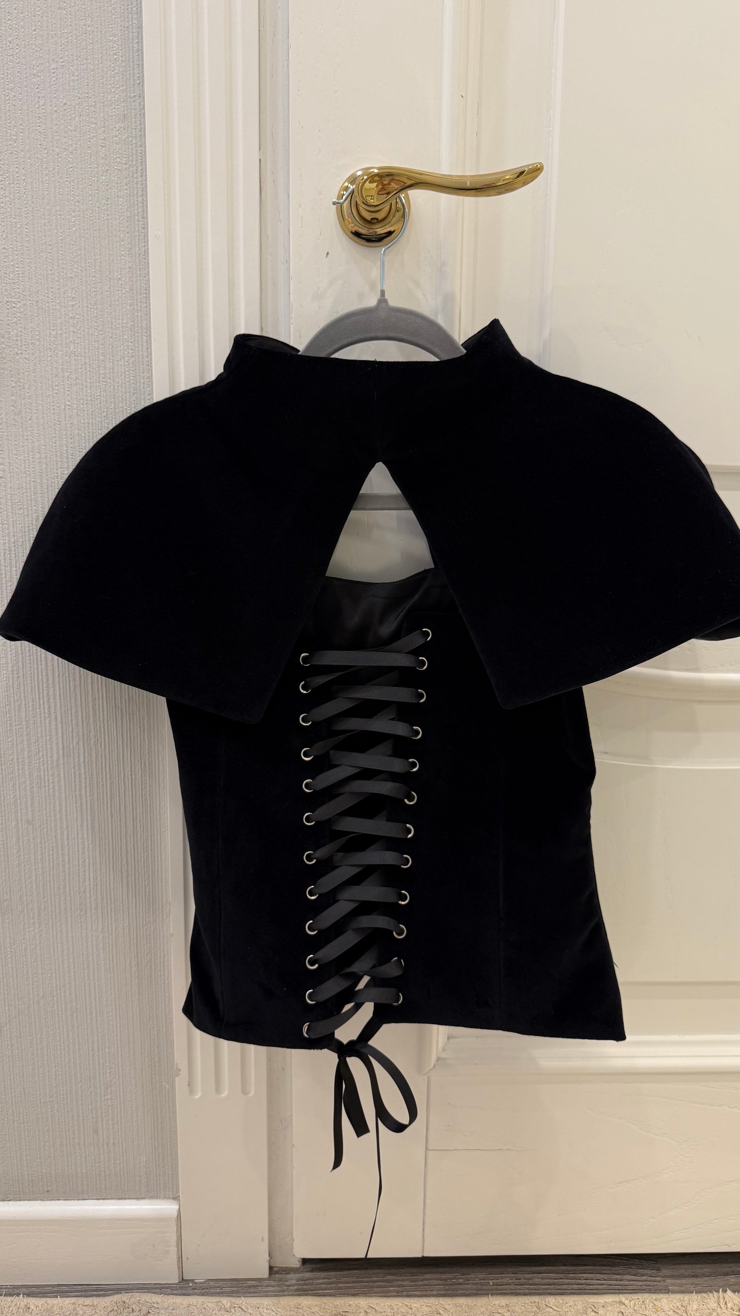 Aurora velvet corset