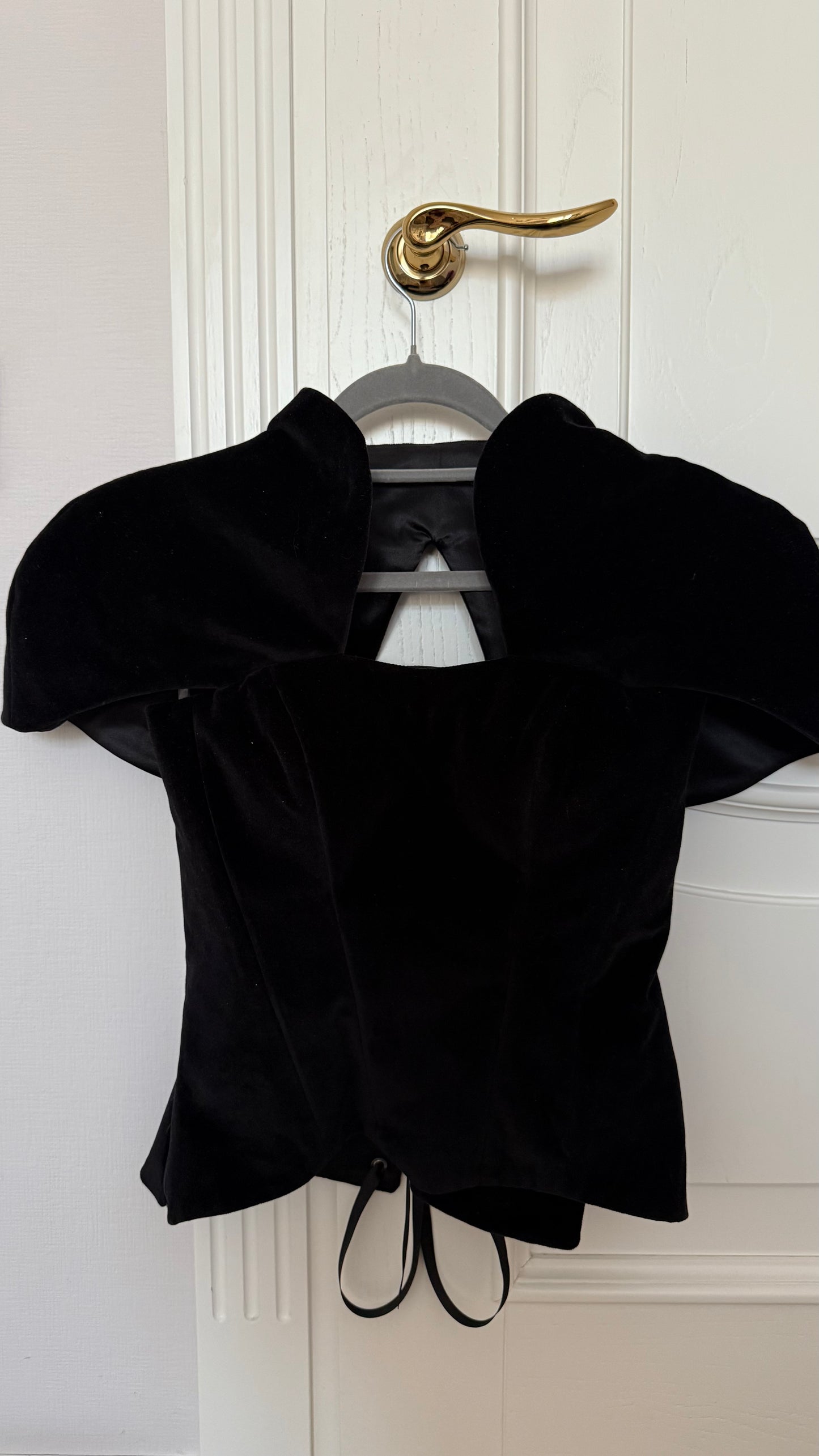 Aurora velvet corset